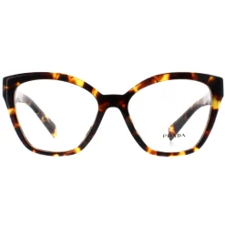 Prada Eyeglasses PR20ZV 14L1O1 Honey Tortoise Women