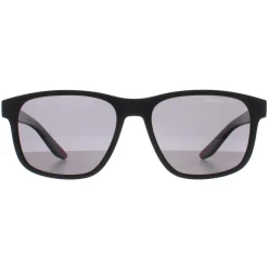 Prada Sport Sunglasses PS06YS DG002G Black Rubber Dark Grey Polarized