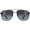 Prada Sport Sunglasses PS55VS 1BO5W1 Matte Black Grey Gradient Polariz