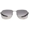 Prada Sport Sunglasses PS54WS 1BC06G Silver Grey Gradient Polarized