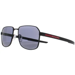 Prada Sport Sunglasses PS54WS DG009R Black Rubber Blue