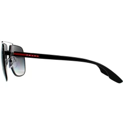 Prada Sport Sunglasses PS55VS 1BO5W1 Matte Black Grey Gradient Polariz