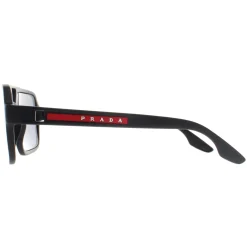 Prada Sport Sunglasses PS01XS DG002G Black Rubber Dark Grey Polarized
