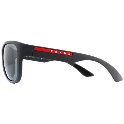 Prada Sport Sunglasses PS01US UFK5L0 Grey Rubber Dark Grey Mirror