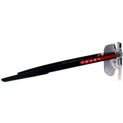 Prada Sport Sunglasses PS55WS 1BC06G Silver Grey Gradient Polarized