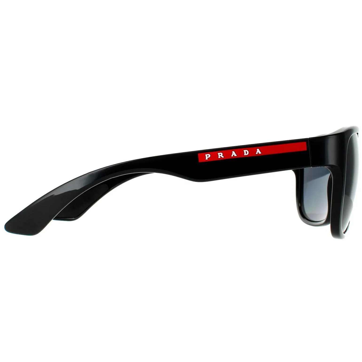 Prada Sport Sunglasses PS01US 1AB5Z1 Black Grey Polarized