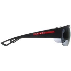 Prada Sport Sunglasses PSA01S 1BO10J Matte Black Dark Blue Violet Mirr