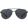 Prada Sport Sunglasses 54TS 1AB5Z1 Black Grey Polarized