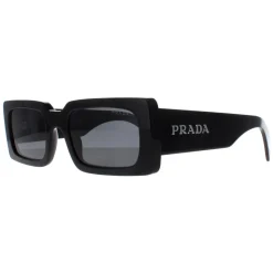 Prada Sunglasses PRA07S 1AB5S0 Black Dark Grey
