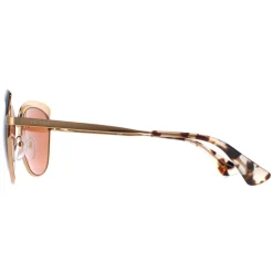 Prada Sunglasses PR51TS LAX6N0 Antique Gold Black Brown