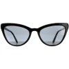 Prada Sunglasses PR01VS 1AB5Z1 Black Grey Polarized