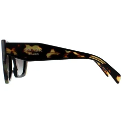 Prada Sunglasses PR15WS 3890A7 Black and Medium Tortoise Light Grey Gr