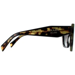 Prada Sunglasses PR15WS 3890A7 Black and Medium Tortoise Light Grey Gr