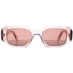 Prada Sunglasses PR17WS 19Q10D Transparent Peach Light Brown