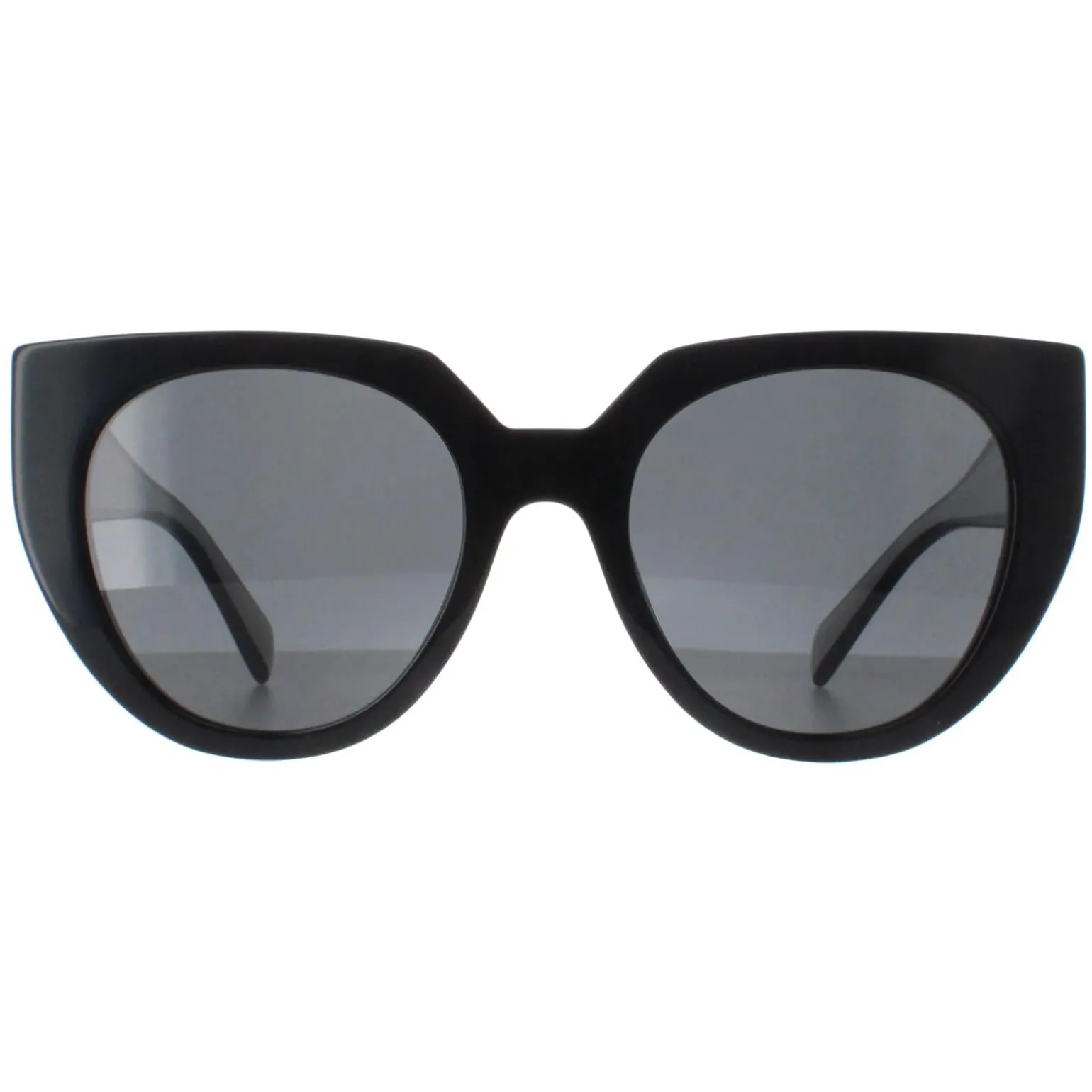 Prada Sunglasses PR14WS 09Q5S0 Black and Talc Dark Grey