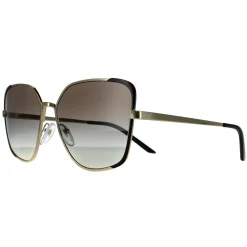 Prada Sunglasses PR60XS AAV0A7 Pale Gold and Black Grey Gradient