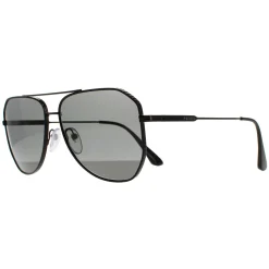 Prada Sunglasses PR63XS 1AB08G Black Grey Polarized