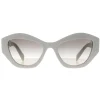 Prada Sunglasses PR07YS 142130 White Grey Gradient