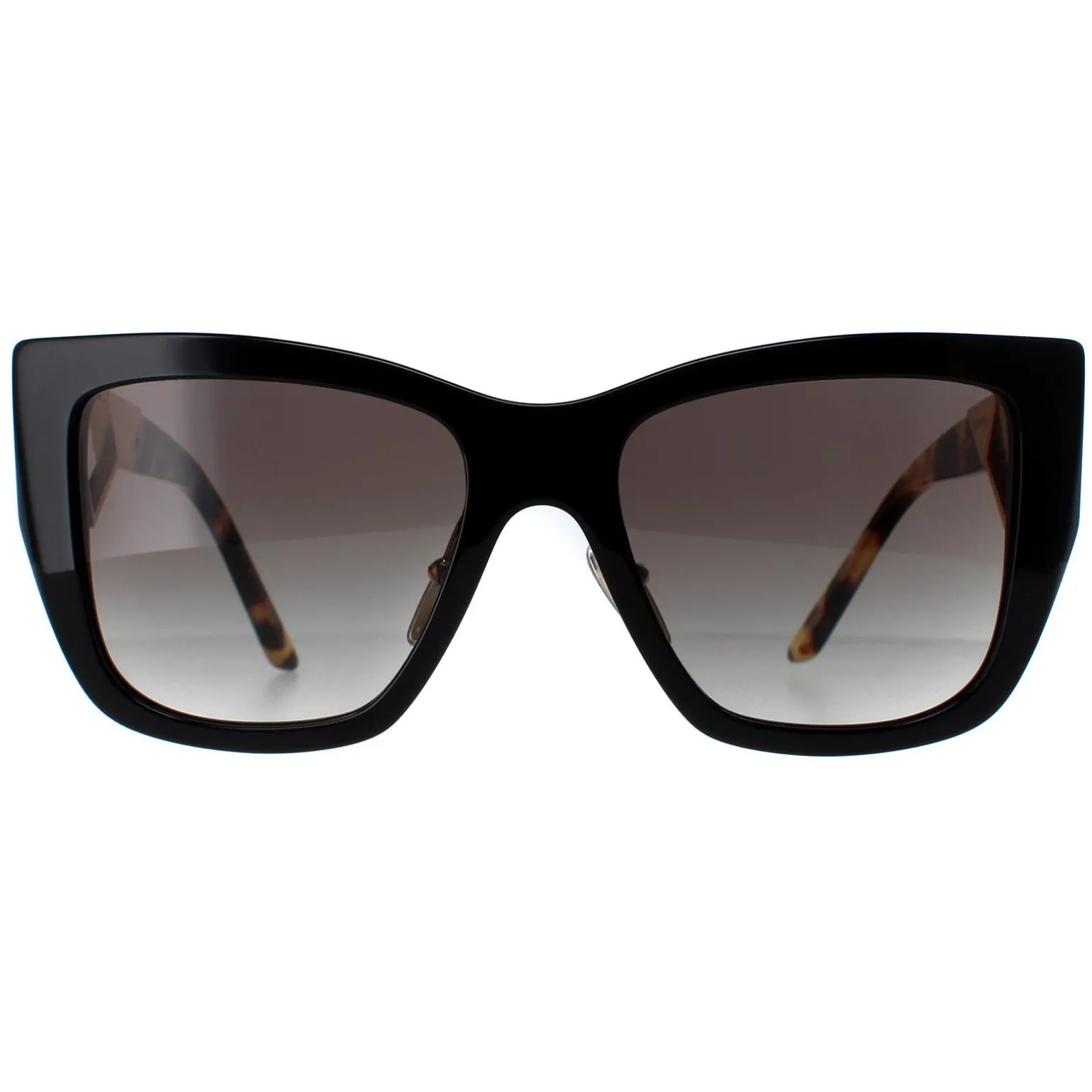 Prada Sunglasses PR21YS 1AB0A7 Black and Tortoise Grey Gradient