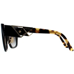 Prada Sunglasses PR21YS 1AB0A7 Black and Tortoise Grey Gradient