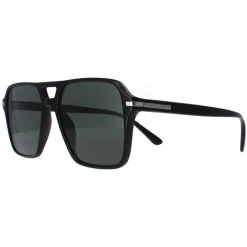 Prada Sunglasses PR20YS 1AB03R Black Green Polarized