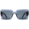 Prada Sunglasses PR23YS 19O70B Transparent Graphite Dark Grey