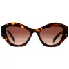 Prada Sunglasses PR07YS VAU6S1 Honey Havana Brown Gradient