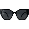 Prada Sunglasses PR19ZS 1AB5S0 Black Dark Grey