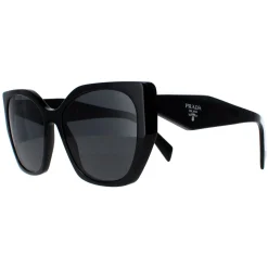 Prada Sunglasses PR19ZS 1AB5S0 Black Dark Grey