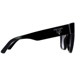 Prada Sunglasses PR17ZS 1AB09S Black Grey Gradient