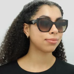 Prada Sunglasses PR19ZS 2AU6S1 Havana Brown Gradient