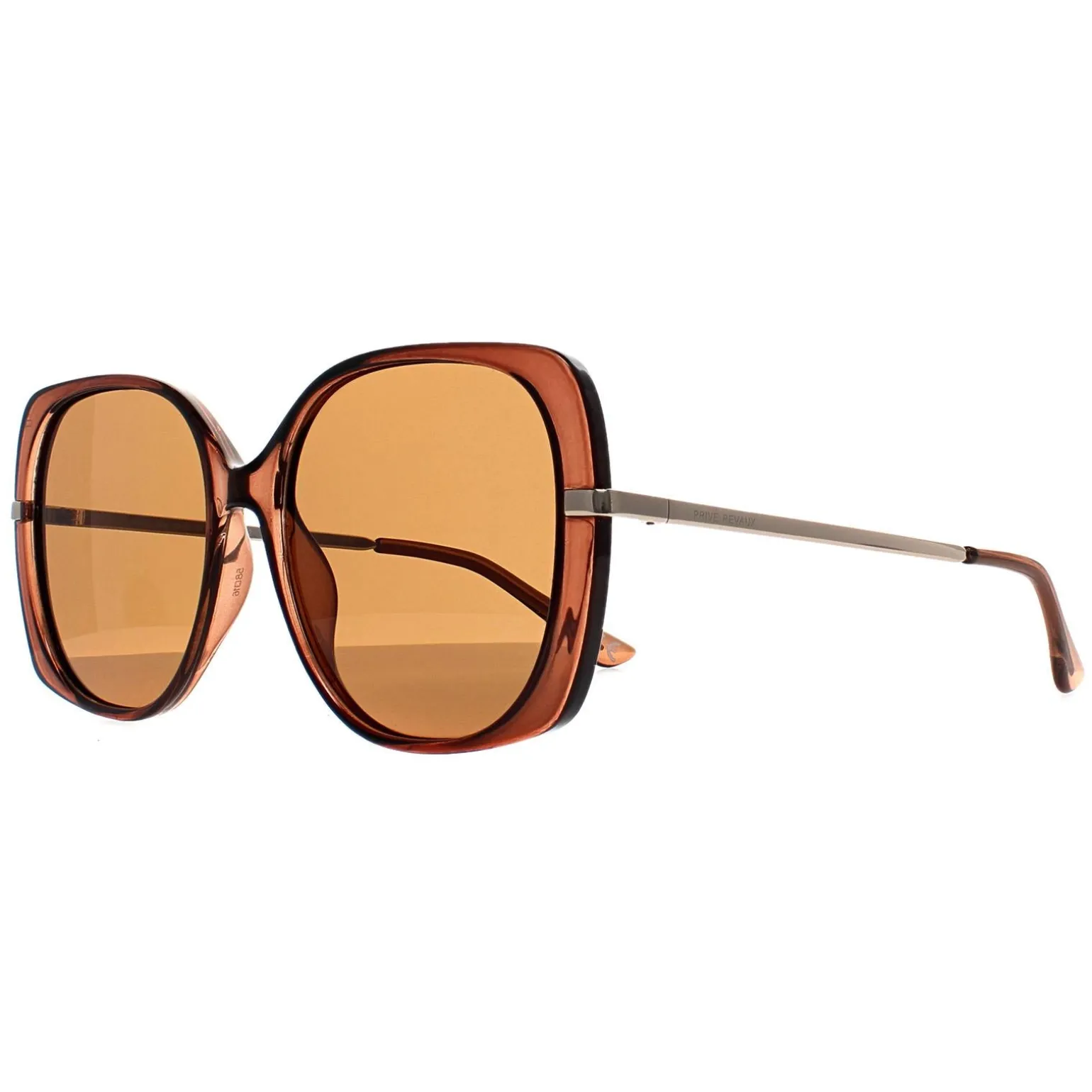 Prive Revaux Sunglasses Vintage Babe FG4 SP Latte Brown Gold
