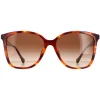 Ralph by Ralph Lauren Sunglasses RA5281U 588513 Shiny Havana Brown Gra