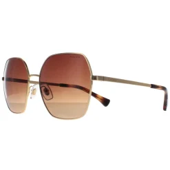 Ralph by Ralph Lauren Sunglasses RA4138 900413 Shiny Gold Brown Gradie