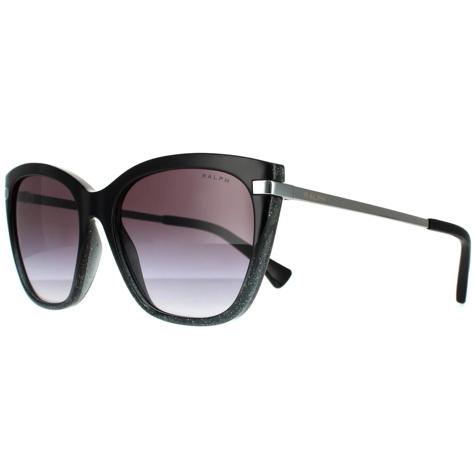 Ralph by Ralph Lauren Sunglasses RA5267 58418G Shiny Gradient Black Gl