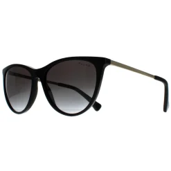 Ralph by Ralph Lauren Sunglasses RA5290 50018G Shiny Black Grey Gradie