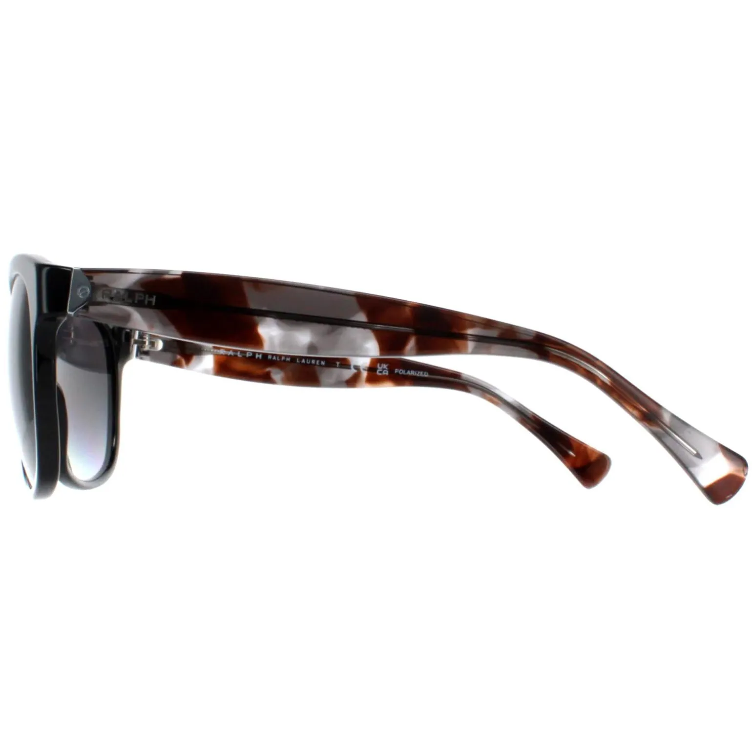 Ralph by Ralph Lauren Sunglasses RA5191 5001T3 Shiny Black and Havana