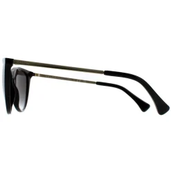 Ralph by Ralph Lauren Sunglasses RA5290 50018G Shiny Black Grey Gradie