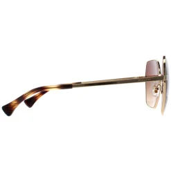 Ralph by Ralph Lauren Sunglasses RA4138 900413 Shiny Gold Brown Gradie