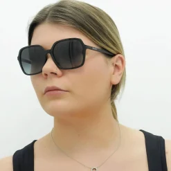 Ralph by Ralph Lauren Sunglasses RA5291U 50018G Shiny Black Grey Gradi