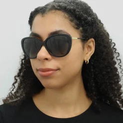 Ralph by Ralph Lauren Sunglasses RA5288U 50018G Shiny Black Grey Gradi