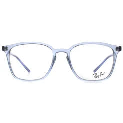Ray-Ban Eyeglasses RX7185 8235 Transparent Dark Blue Men Women