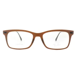 Ray-Ban Glasses Frames RX 7039 5450 Dark Matt Brown Mens Womens 53mm