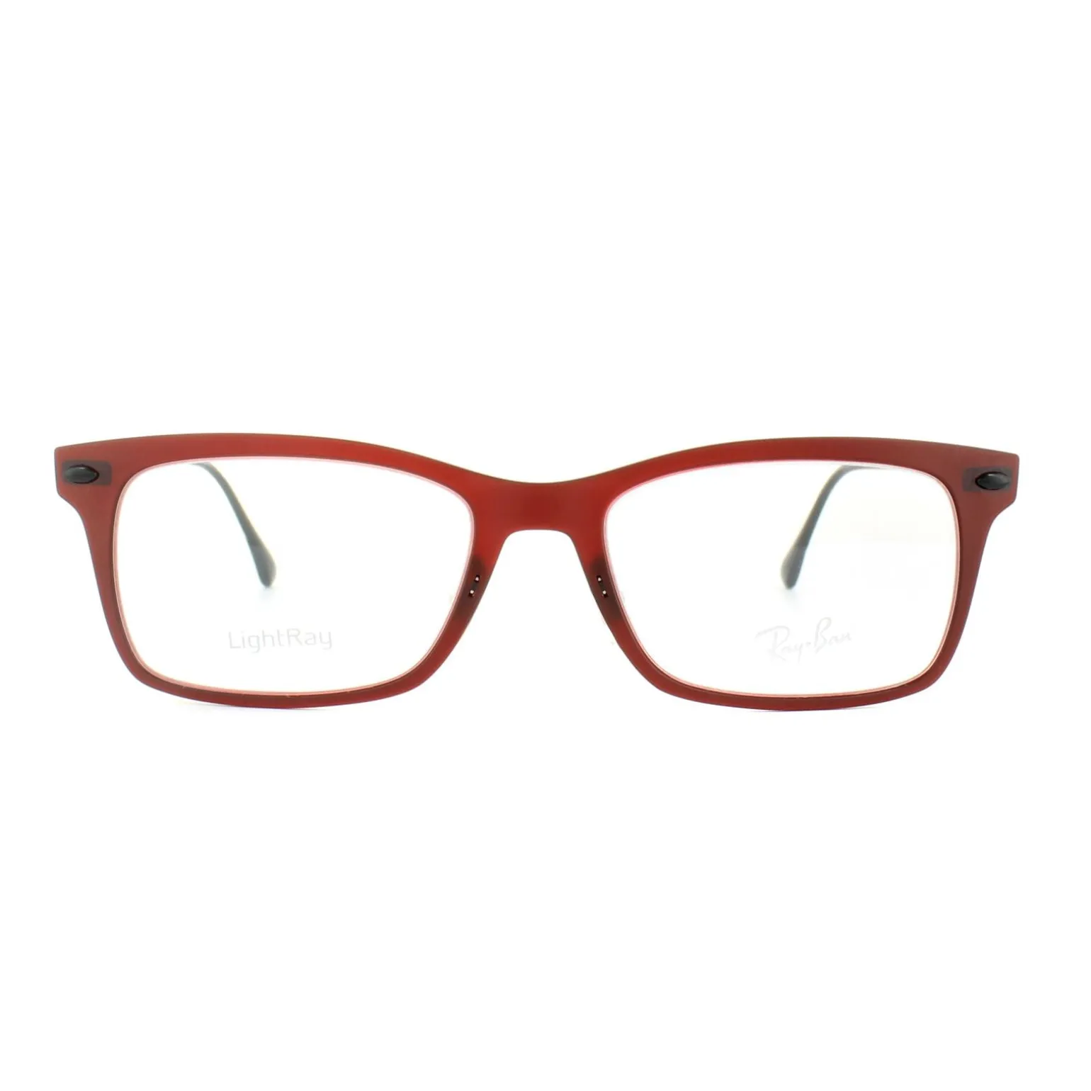 Ray-Ban Glasses Frames RX 7039 5456 Dark Matt Red Mens Womens 53mm