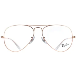 Ray-Ban Glasses Frames RX6489 Aviator 3094 Rose Gold Men Women