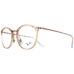 Ray-Ban Glasses Frames RX7140 8124 Transparent Light Brown Women