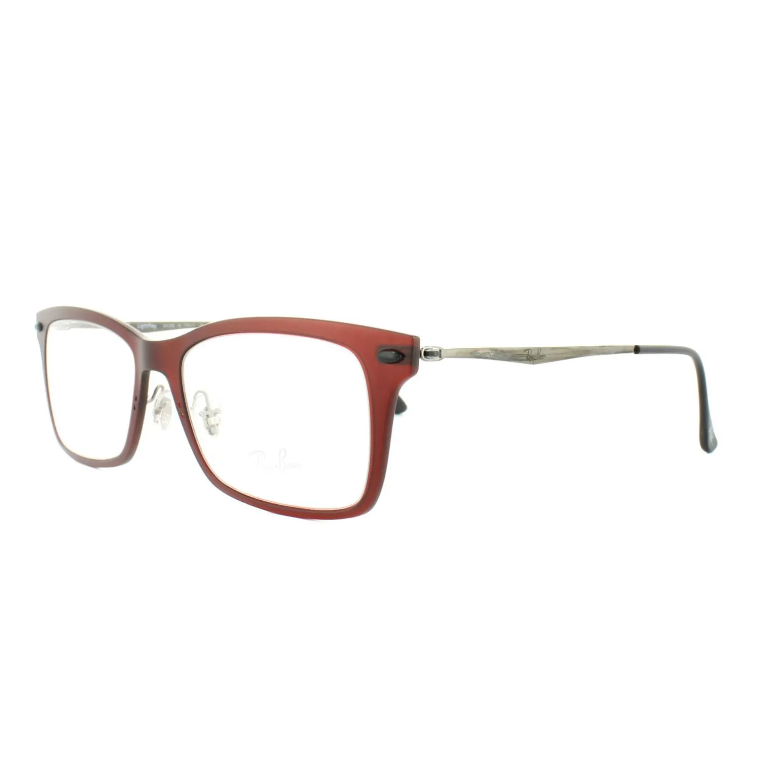 Ray-Ban Glasses Frames RX 7039 5456 Dark Matt Red Mens Womens 53mm