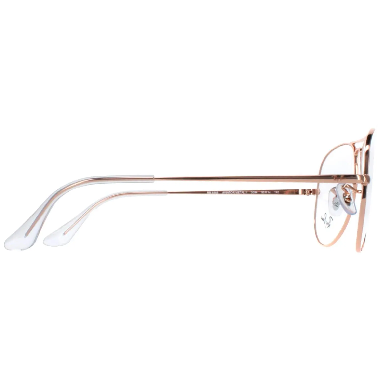 Ray-Ban Glasses Frames RX6489 Aviator 3094 Rose Gold Men Women