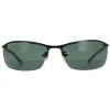 Rayban Sunglasses 3183 006 71 Matt Black Green