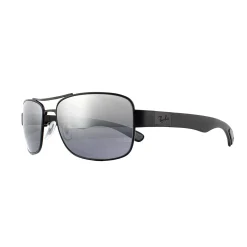 Ray-Ban Sunglasses 3522 006/82 Black Silver Mirror Polarized